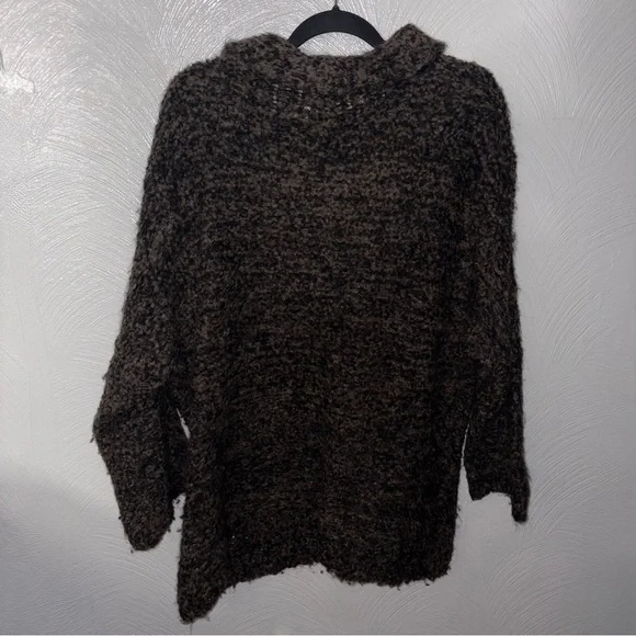 Free People Shes All That Alpaca Blend Turtleneck Sweater Oversized Size S - Picture 3 of 3